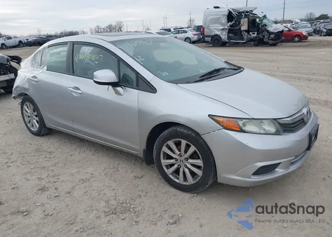 2012 Honda Civic Ex-L z USA, uszkodzony, nr VIN 19XFB2F9XCE045450